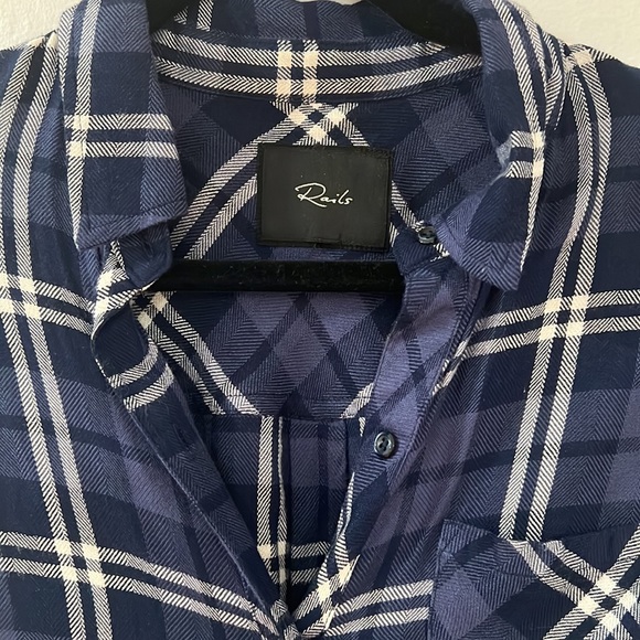 Rails Hunter Metallic Plaid Shirt - Picture 4 of 6
